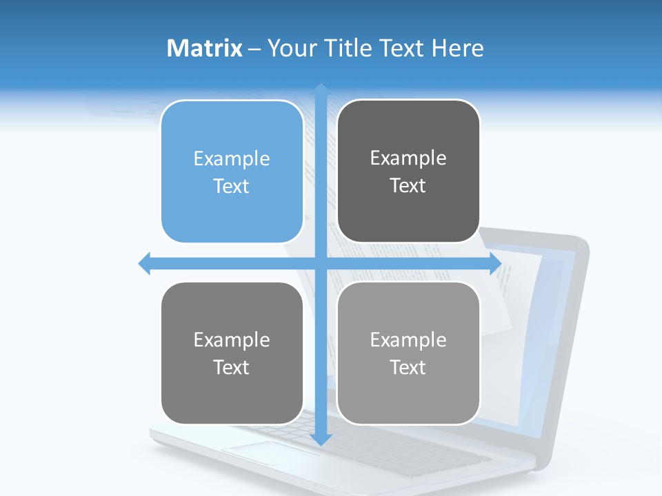 Mail Letter Page PowerPoint Template