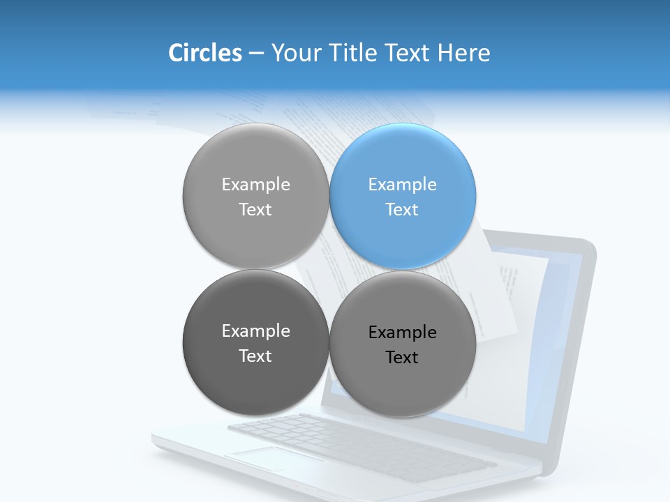 Mail Letter Page PowerPoint Template
