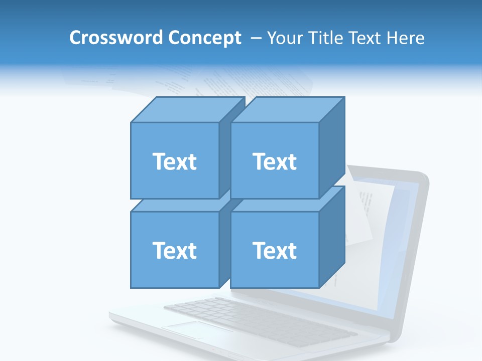 Mail Letter Page PowerPoint Template