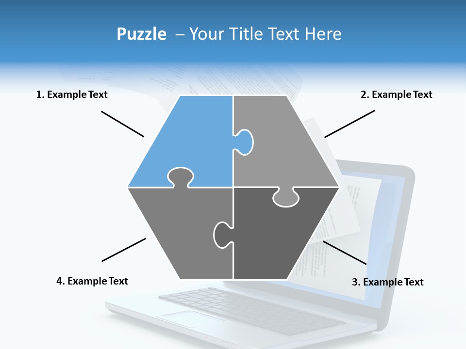 Mail Letter Page PowerPoint Template