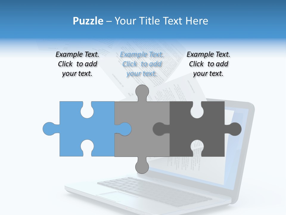 Mail Letter Page PowerPoint Template