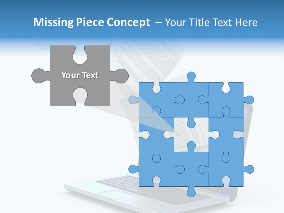 Mail Letter Page PowerPoint Template