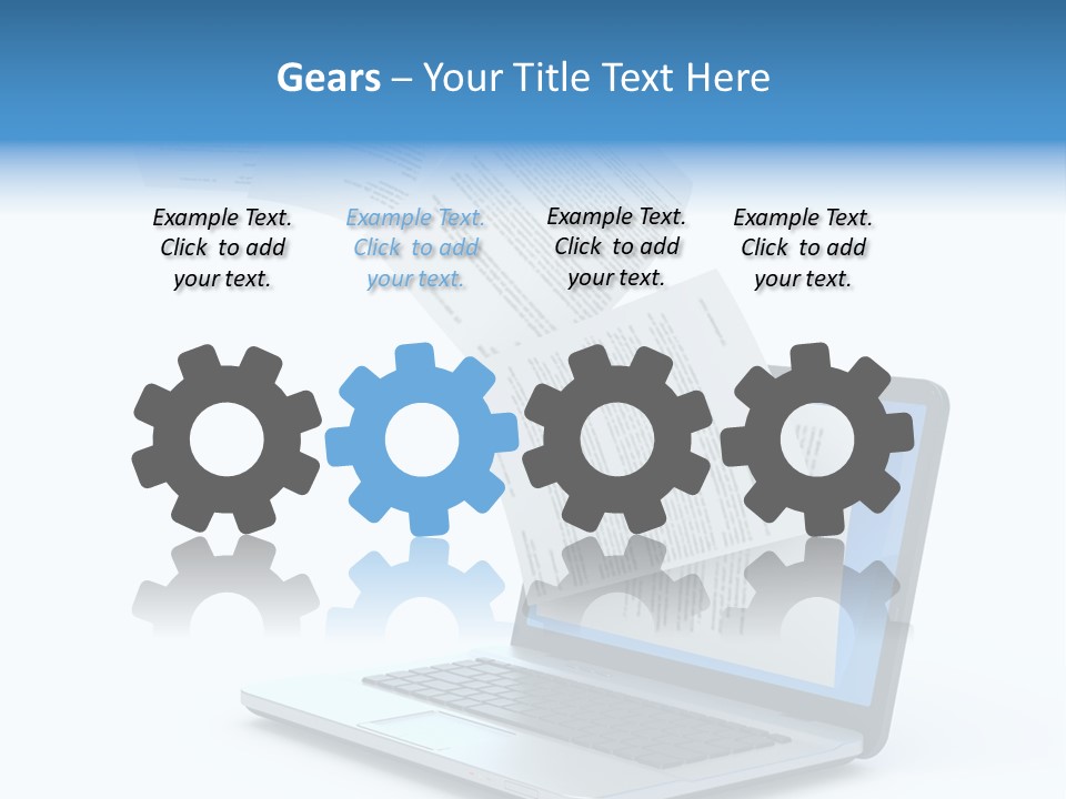 Mail Letter Page PowerPoint Template