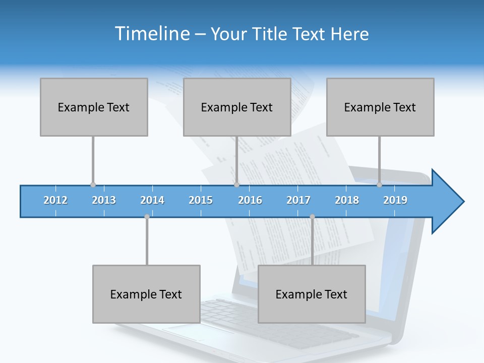 Mail Letter Page PowerPoint Template