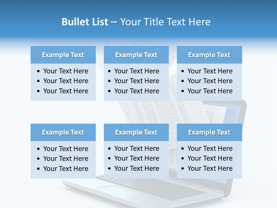 Mail Letter Page PowerPoint Template