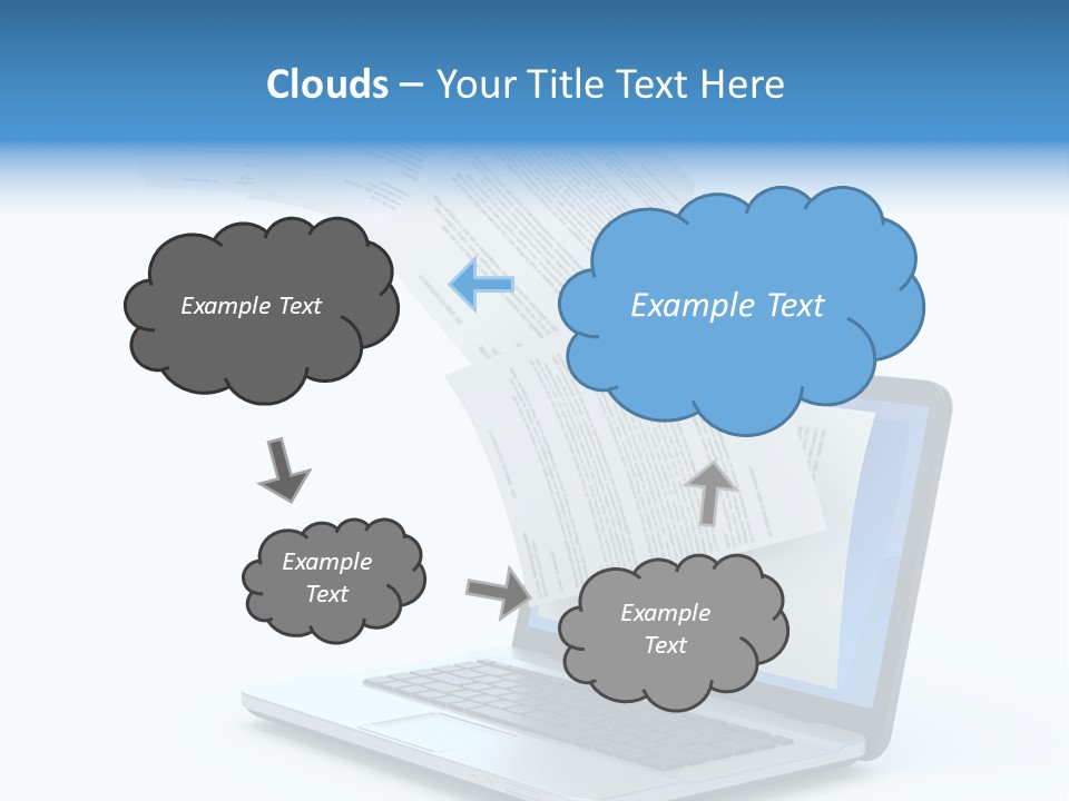 Mail Letter Page PowerPoint Template