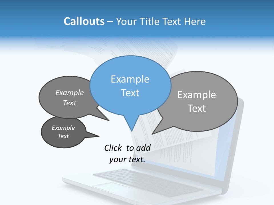 Mail Letter Page PowerPoint Template