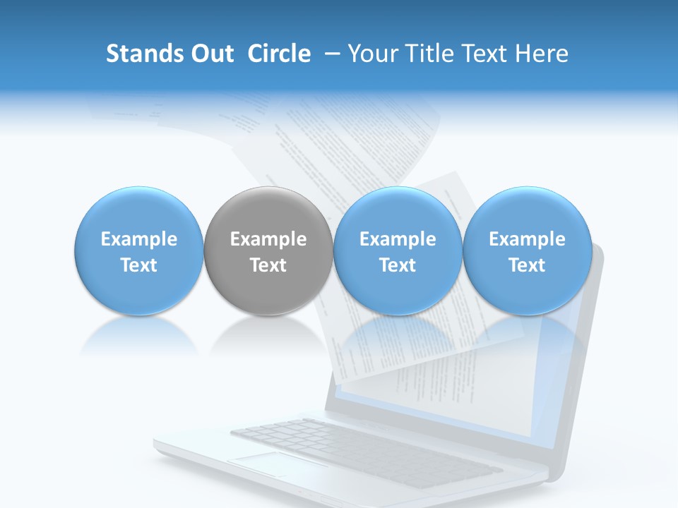 Mail Letter Page PowerPoint Template