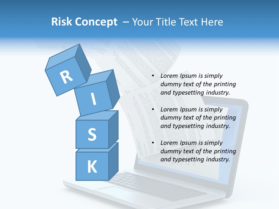 Mail Letter Page PowerPoint Template