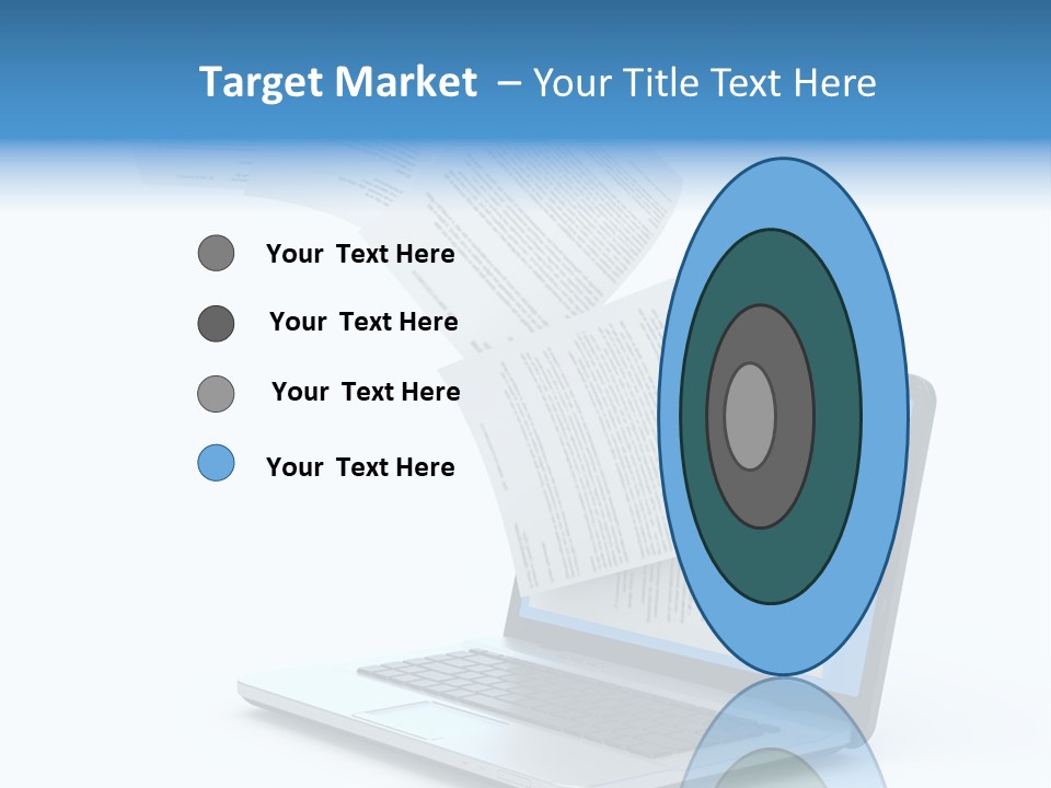 Mail Letter Page PowerPoint Template