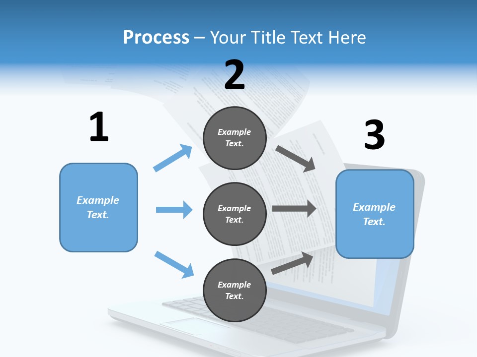Mail Letter Page PowerPoint Template