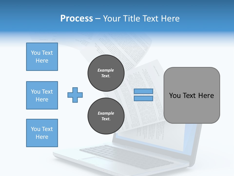 Mail Letter Page PowerPoint Template