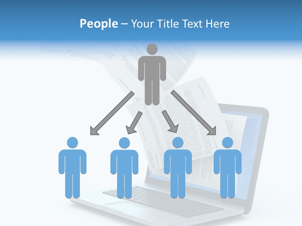 Mail Letter Page PowerPoint Template