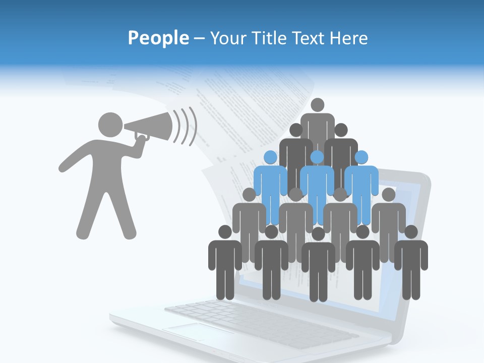 Mail Letter Page PowerPoint Template