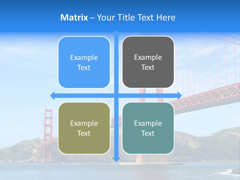 Architecture Bridge Cable PowerPoint Template