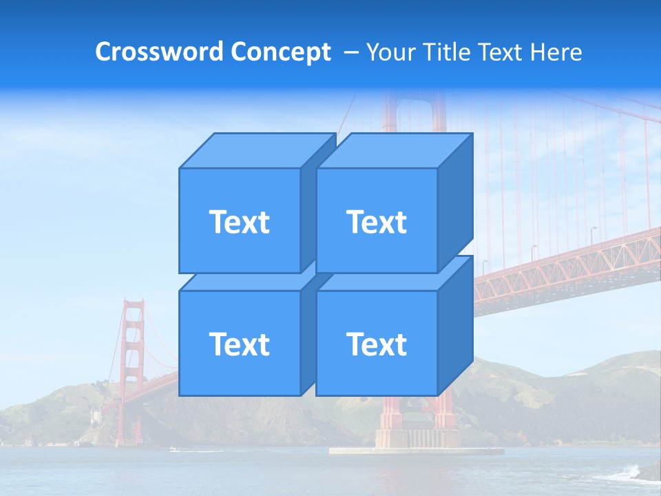 Architecture Bridge Cable PowerPoint Template