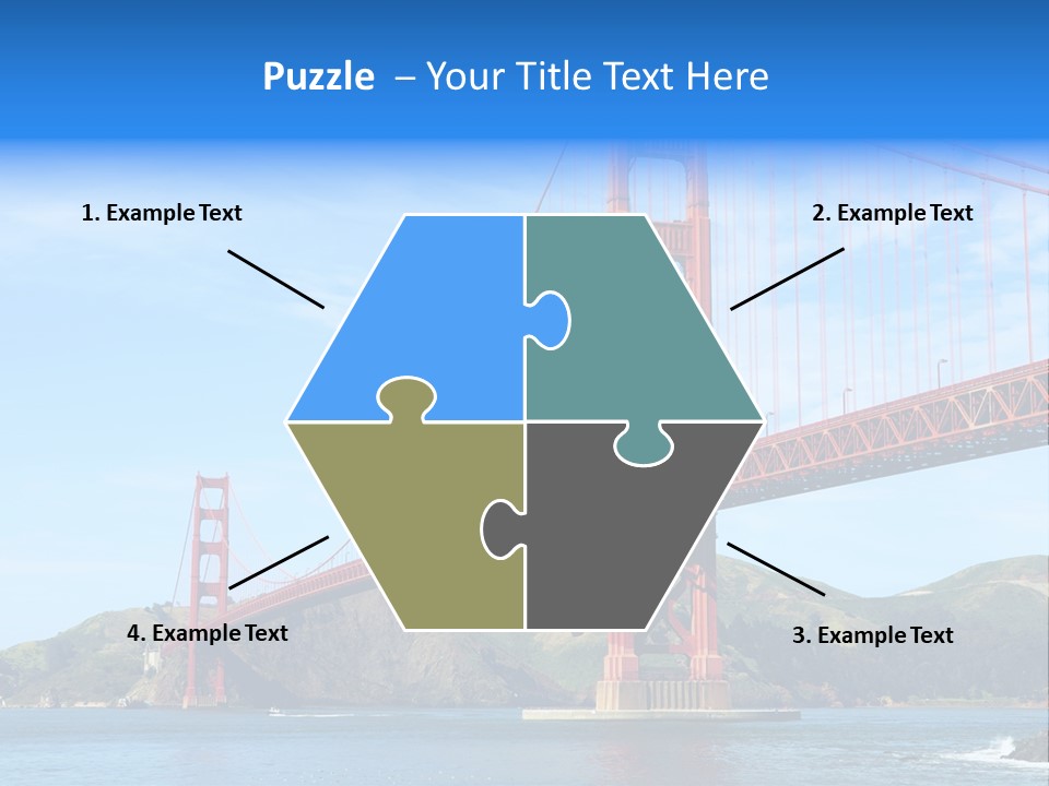 Architecture Bridge Cable PowerPoint Template