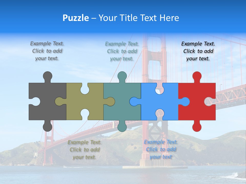 Architecture Bridge Cable PowerPoint Template