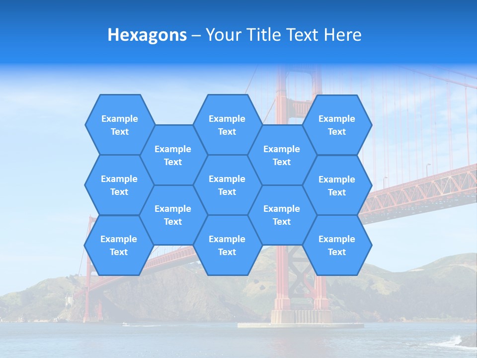 Architecture Bridge Cable PowerPoint Template