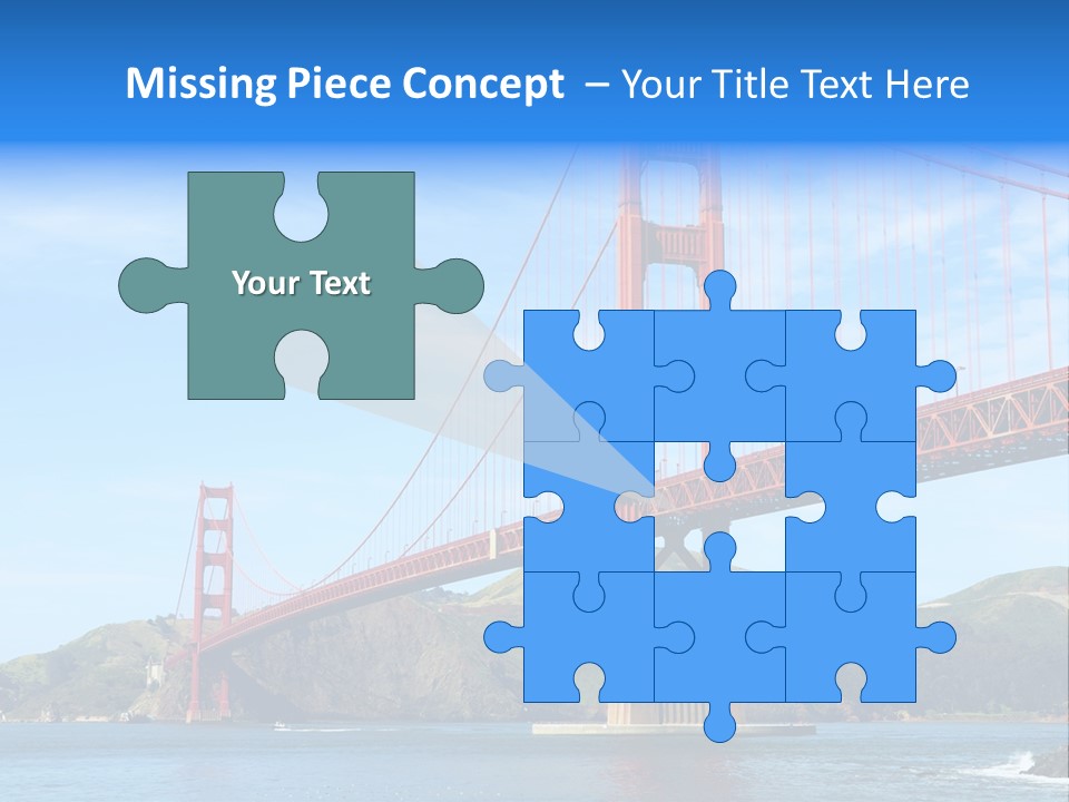 Architecture Bridge Cable PowerPoint Template