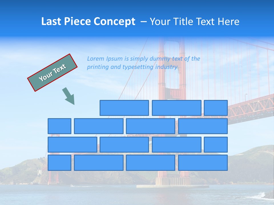 Architecture Bridge Cable PowerPoint Template