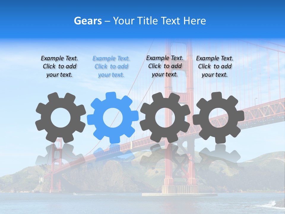 Architecture Bridge Cable PowerPoint Template