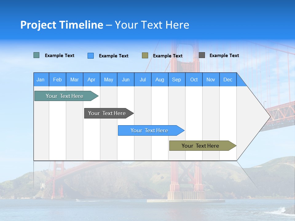Architecture Bridge Cable PowerPoint Template