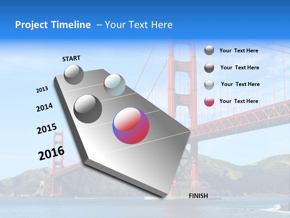 Architecture Bridge Cable PowerPoint Template