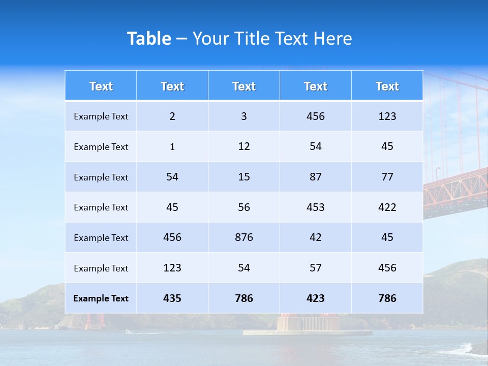 Architecture Bridge Cable PowerPoint Template