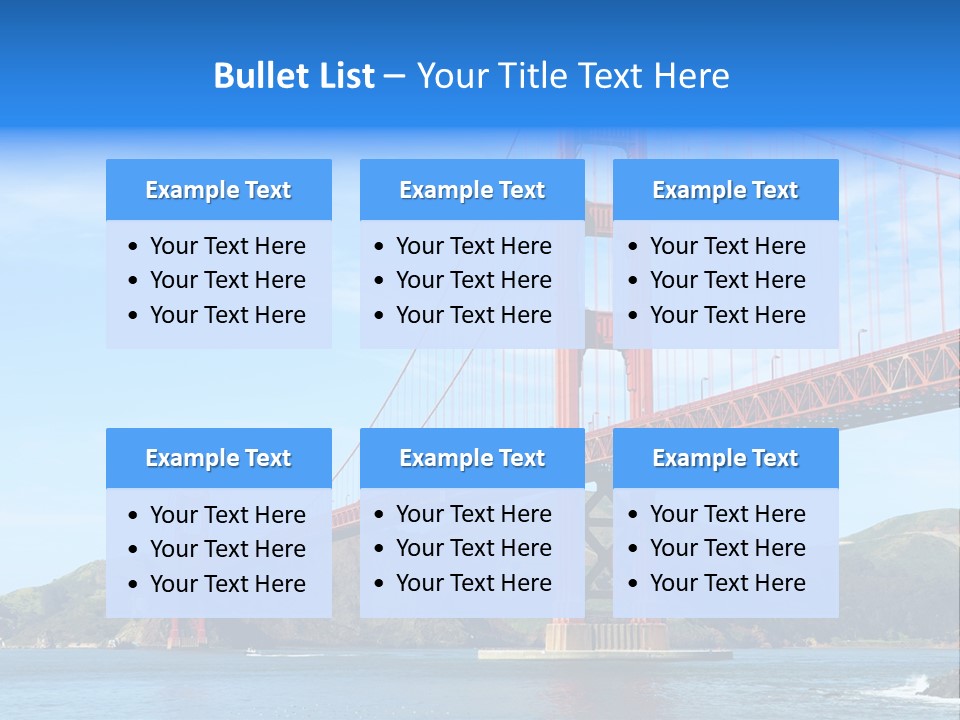 Architecture Bridge Cable PowerPoint Template