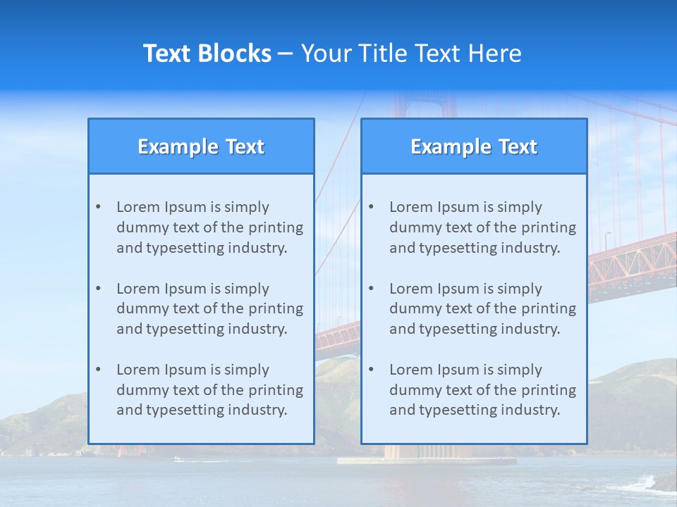 Architecture Bridge Cable PowerPoint Template
