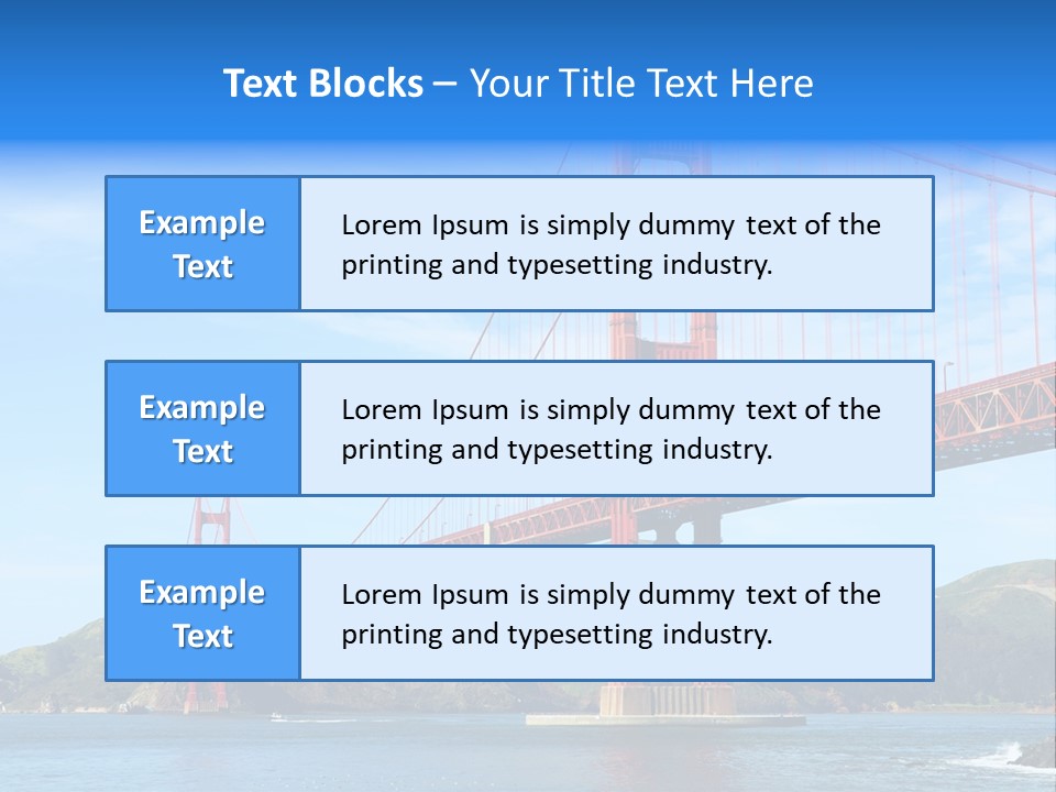 Architecture Bridge Cable PowerPoint Template
