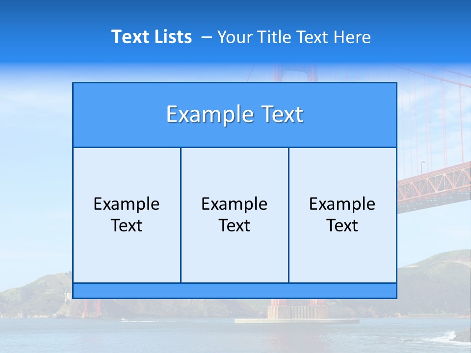 Architecture Bridge Cable PowerPoint Template