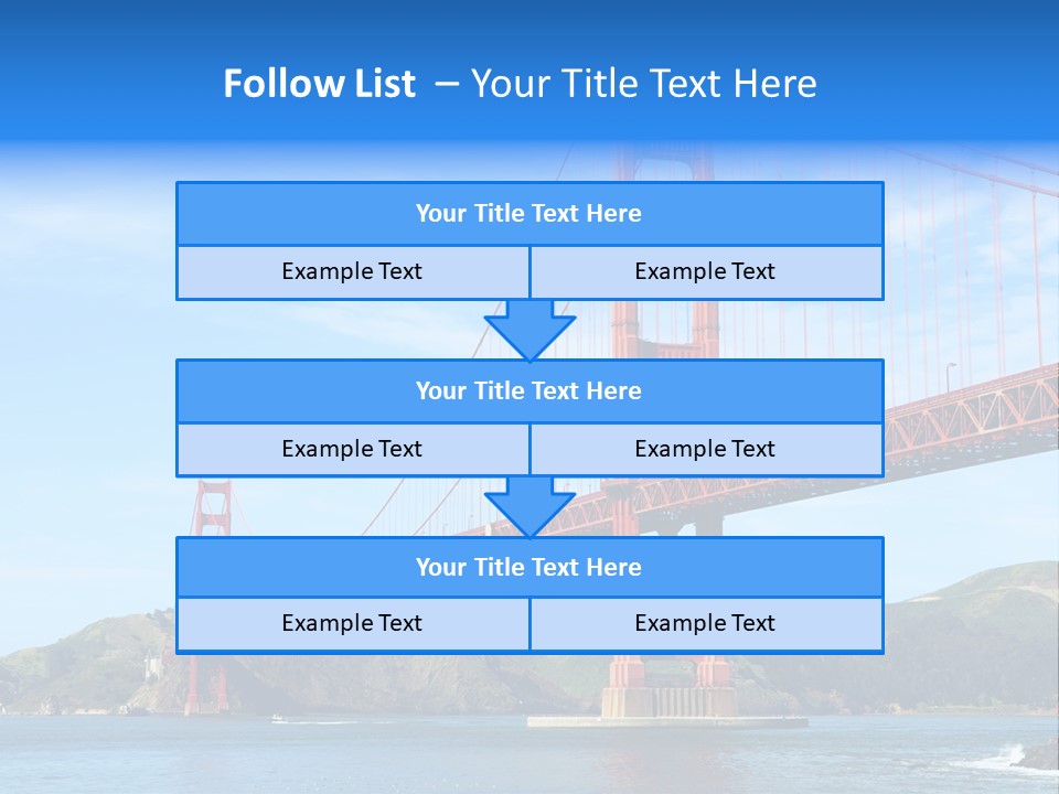 Architecture Bridge Cable PowerPoint Template