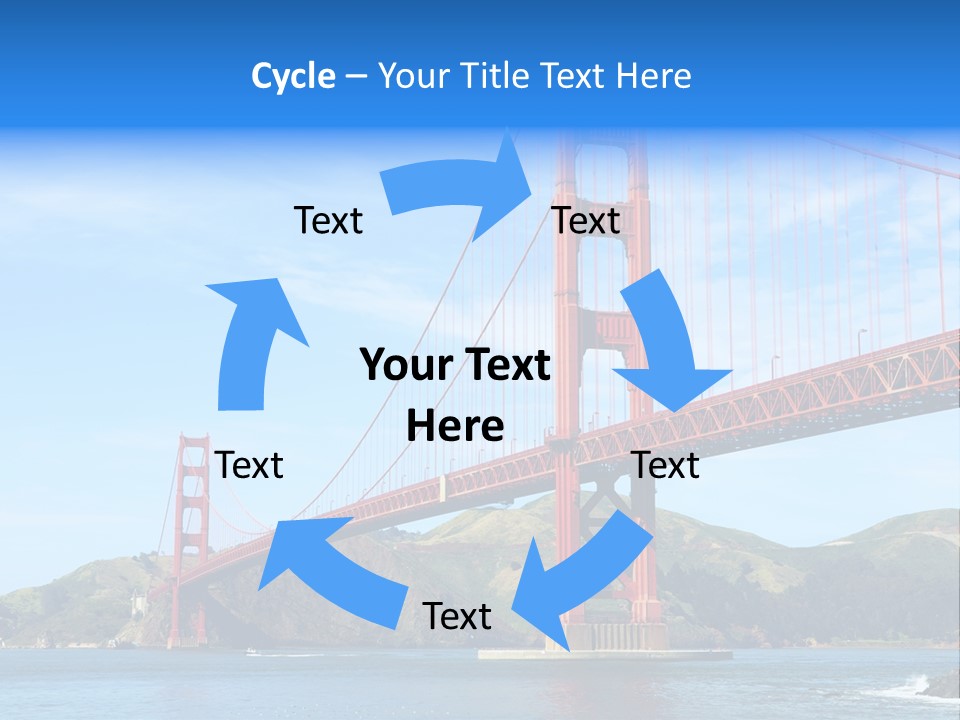 Architecture Bridge Cable PowerPoint Template