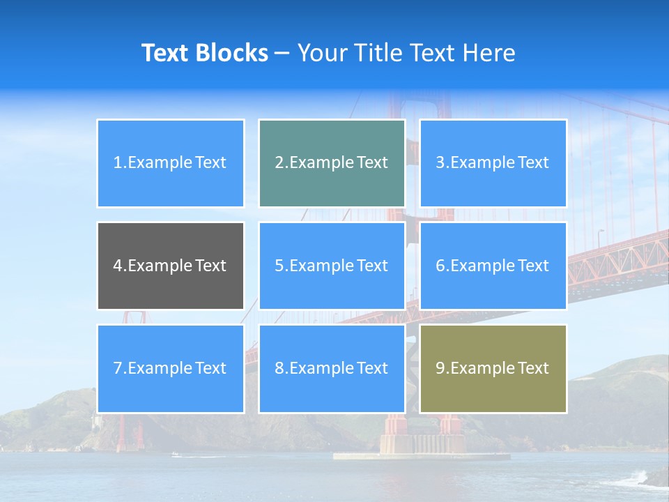 Architecture Bridge Cable PowerPoint Template