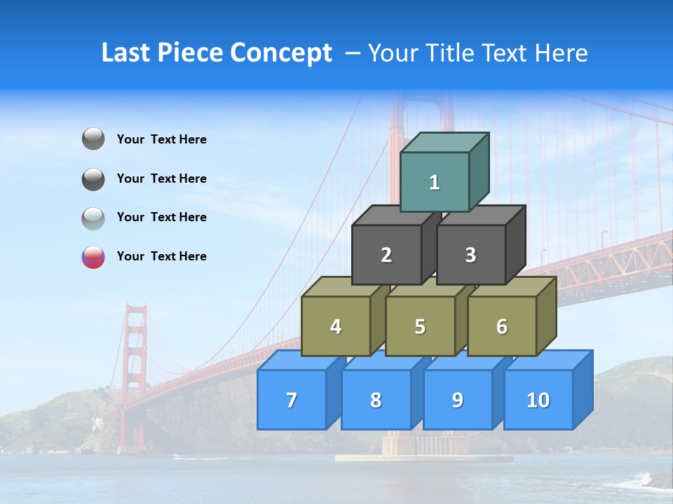 Architecture Bridge Cable PowerPoint Template