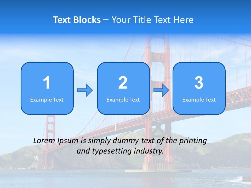 Architecture Bridge Cable PowerPoint Template