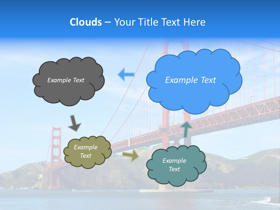 Architecture Bridge Cable PowerPoint Template