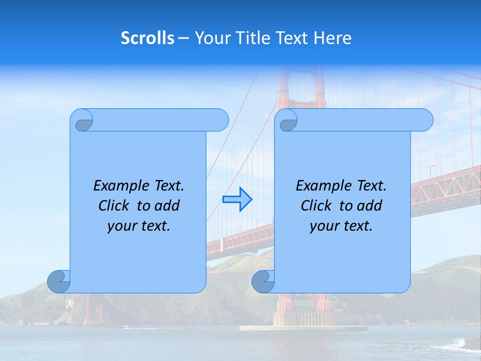 Architecture Bridge Cable PowerPoint Template