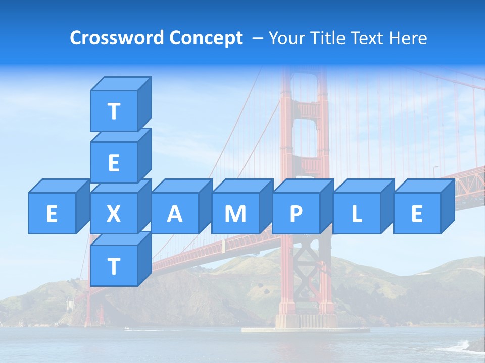 Architecture Bridge Cable PowerPoint Template