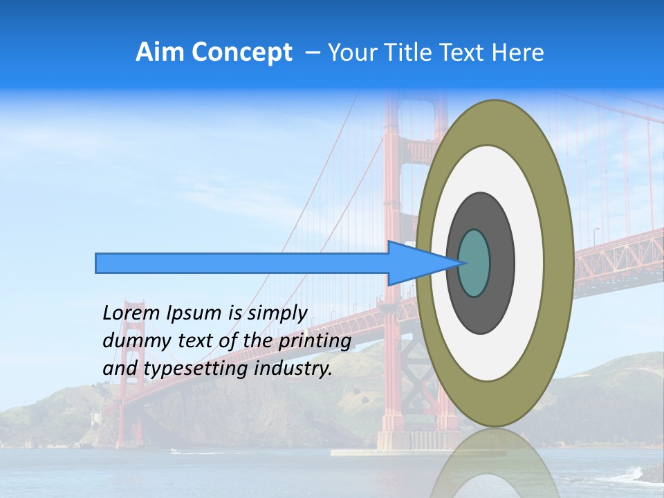 Architecture Bridge Cable PowerPoint Template