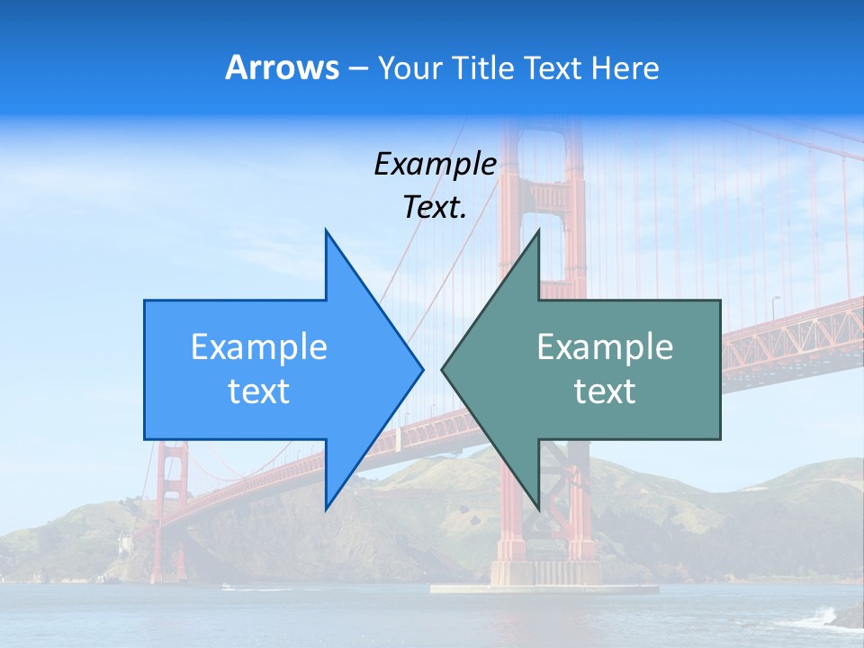 Architecture Bridge Cable PowerPoint Template