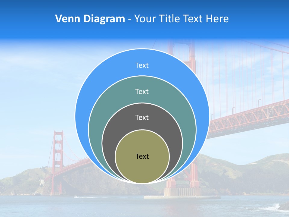 Architecture Bridge Cable PowerPoint Template