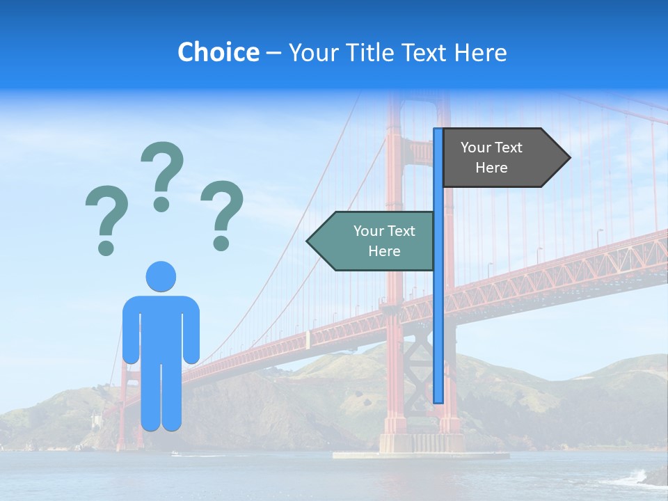 Architecture Bridge Cable PowerPoint Template