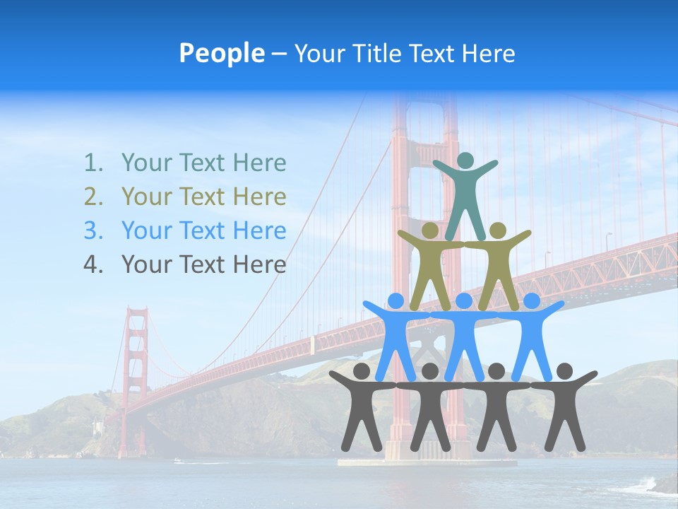 Architecture Bridge Cable PowerPoint Template