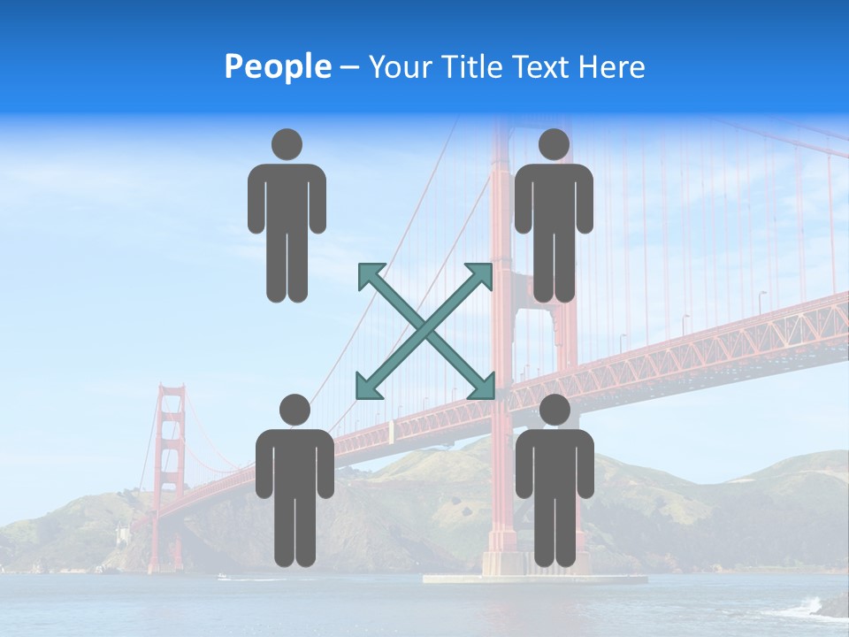 Architecture Bridge Cable PowerPoint Template