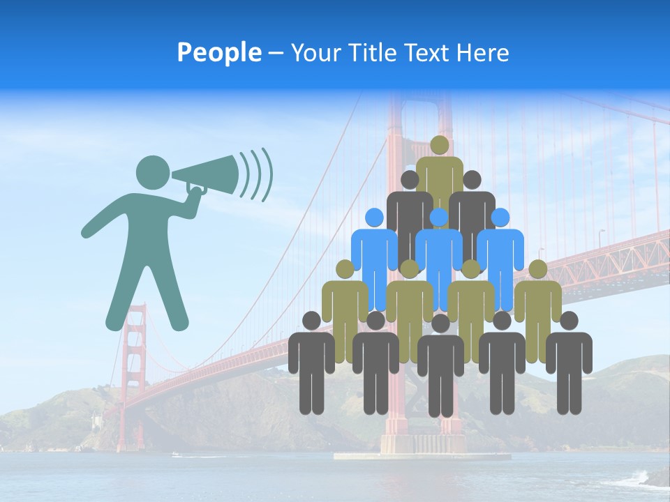 Architecture Bridge Cable PowerPoint Template