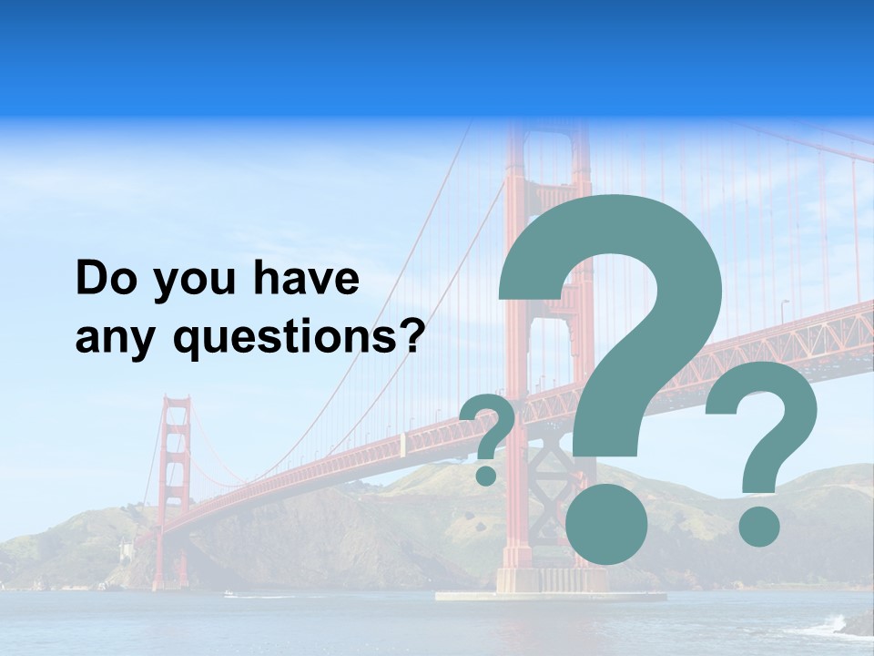 Architecture Bridge Cable PowerPoint Template