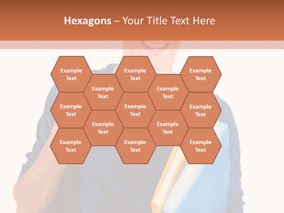 Guy University Isolated PowerPoint Template